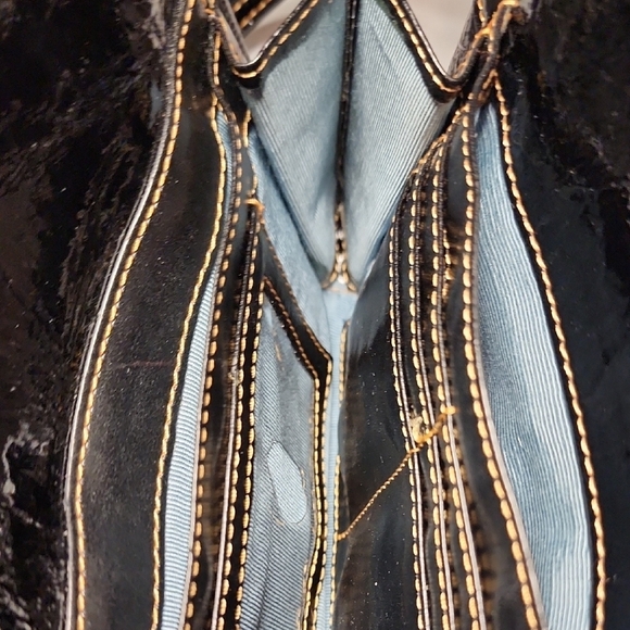 Vintage Luxurious Crossbody w/ Crocodile Texture Like NEW by MARC CHANTEL - Picture 8 of 14